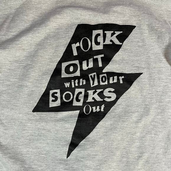 5SOS Rowyso Gray Pullover Hoodie Men’s Sz L Preowned - Picture 4 of 5